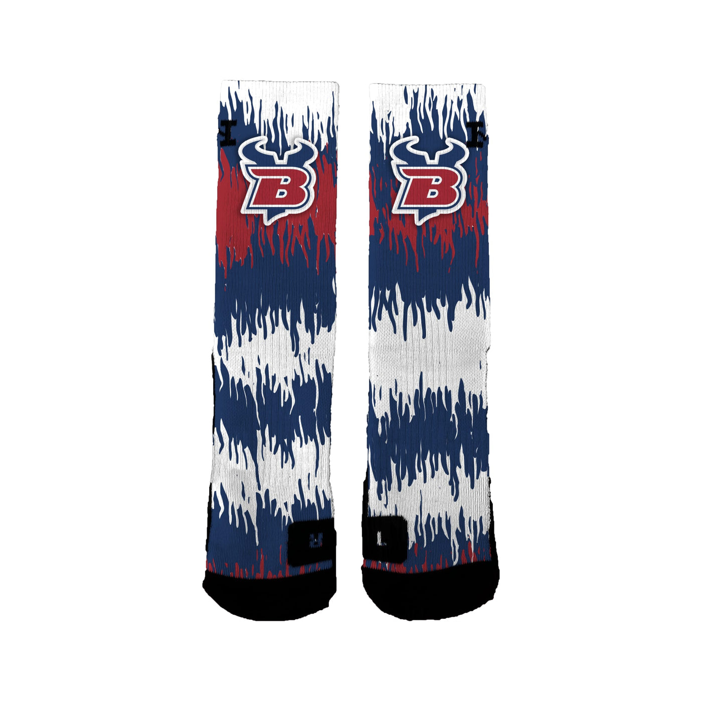 Bigfork Youth Cheer Scribbles Socks