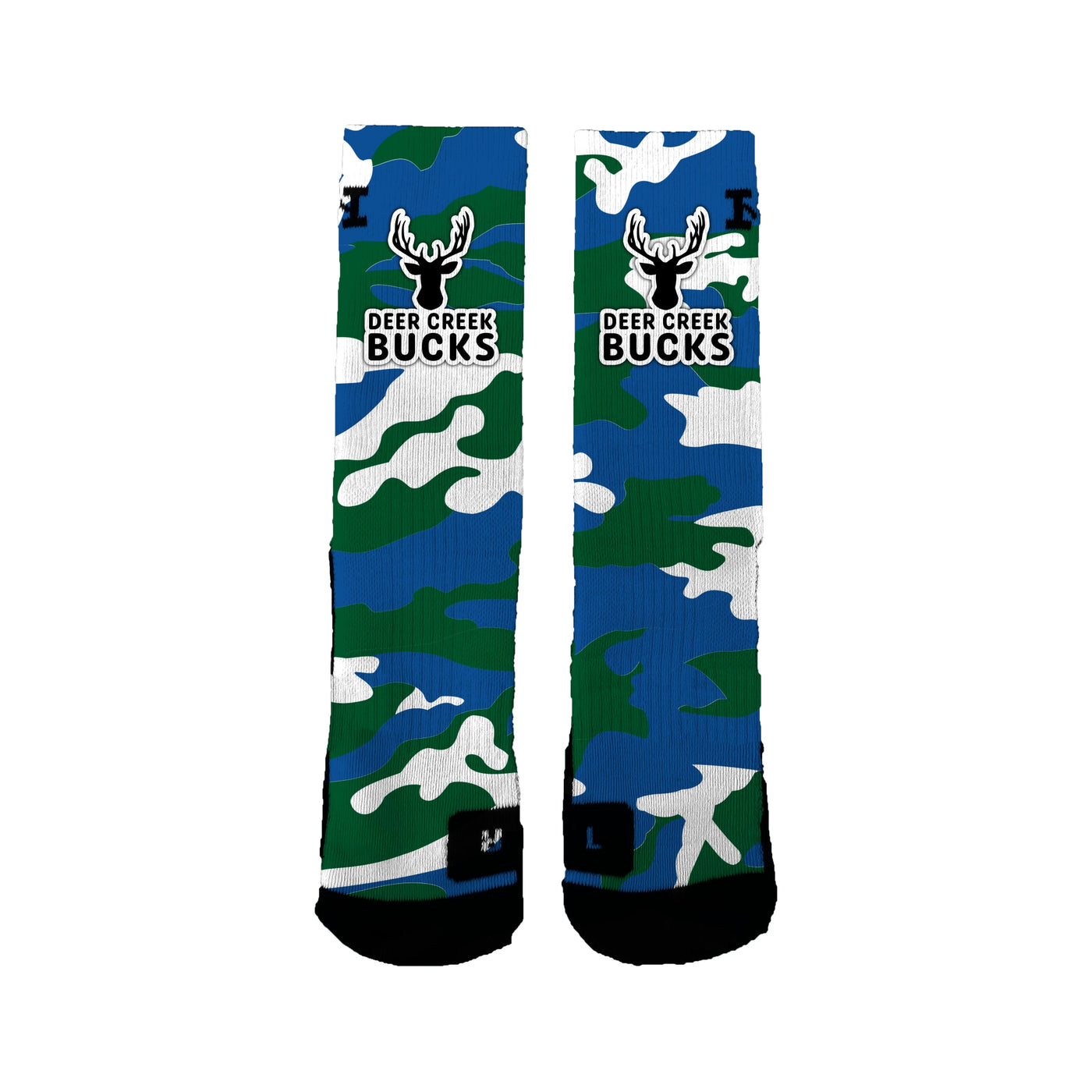 Deer Creek Elementary Camo Socks