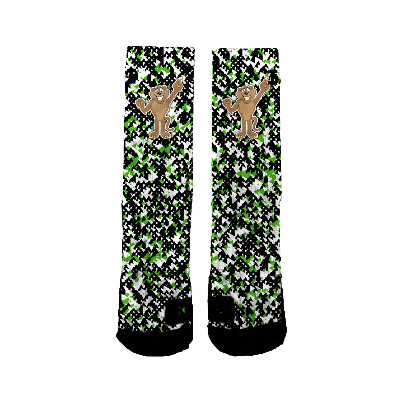 Greenway Elementary School Speckles Socks