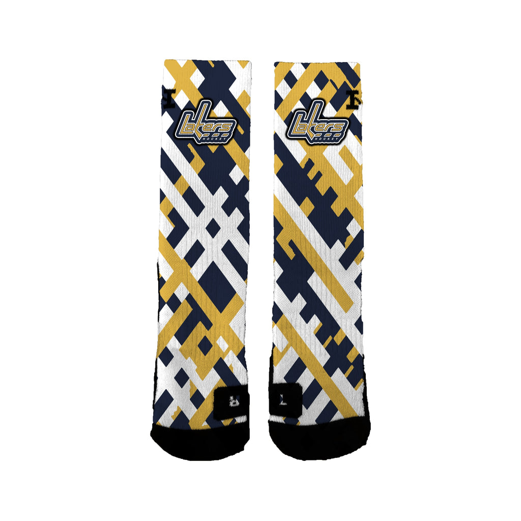 Plsha/peewee Navy 2022-2023 Cross Socks