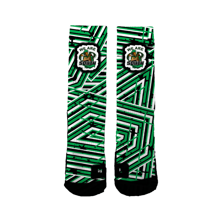 South Ptsa Speckled Stripes Socks