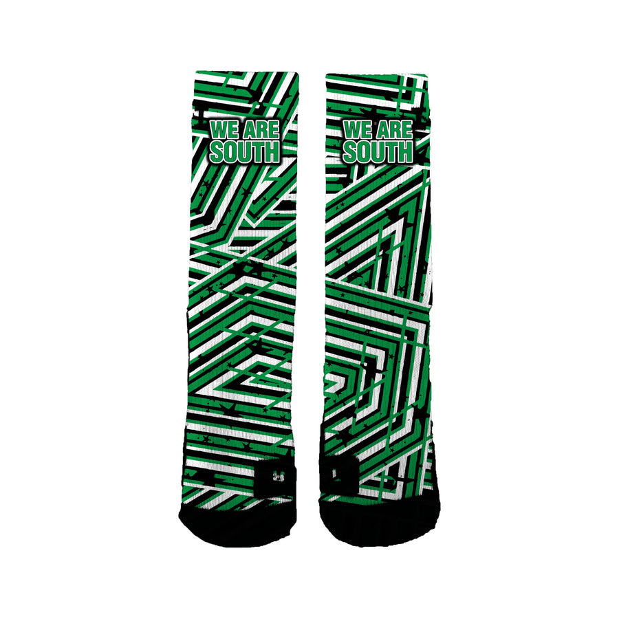 South Ptsa Speckled Stripes Socks