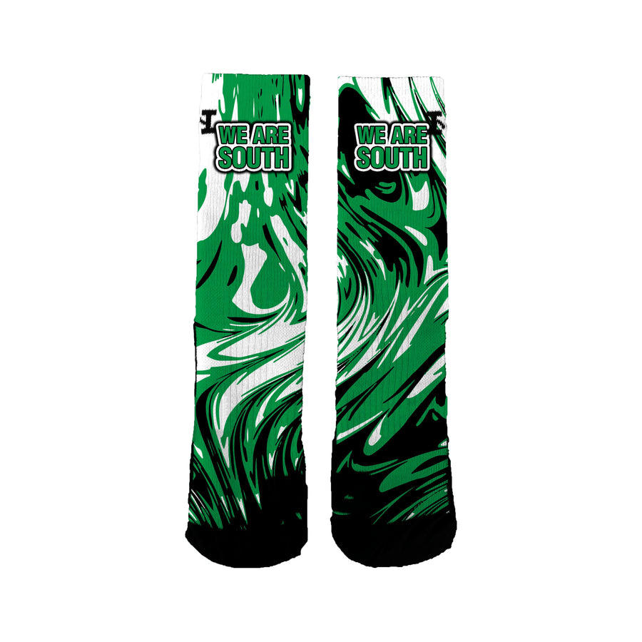 South Middle School Swirl Socks