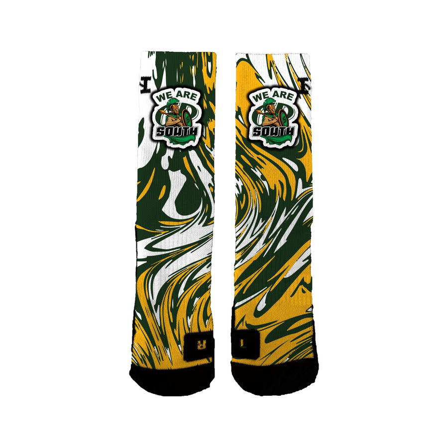 South Middle School Swirl Socks