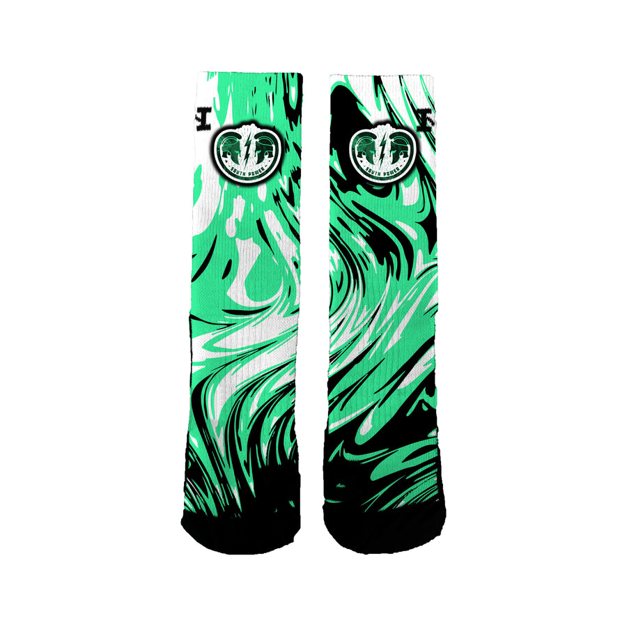South Ptsa Swirl Socks