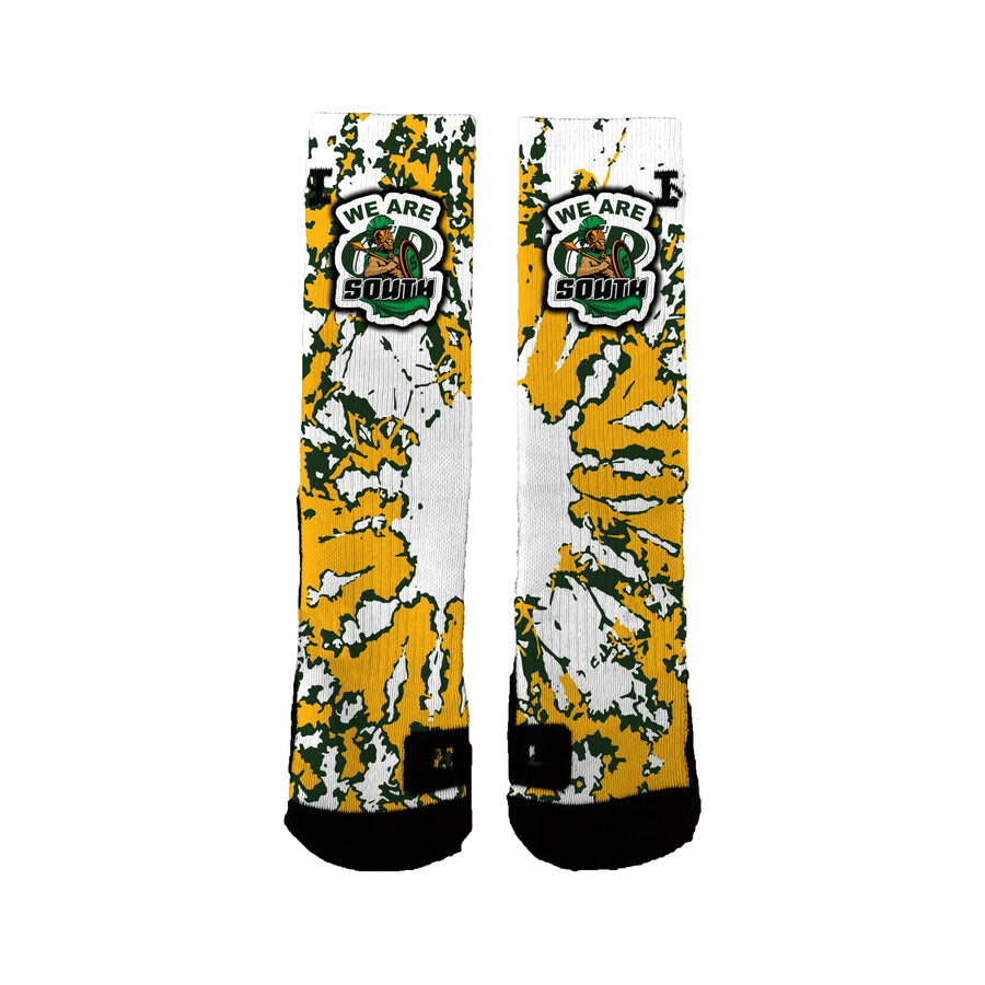 South Middle School Tie Dye Socks