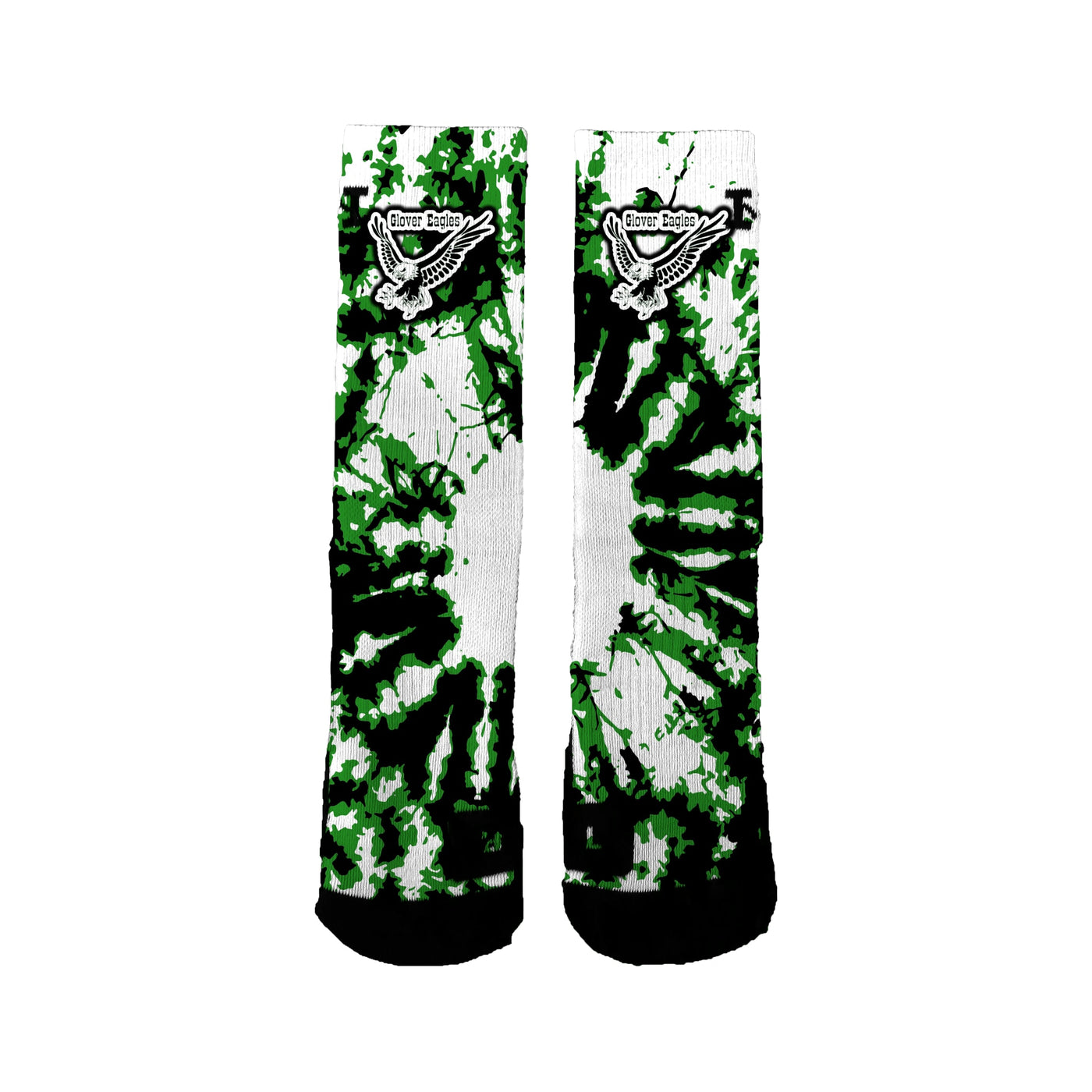 Glover Eagles Tie Dye Socks