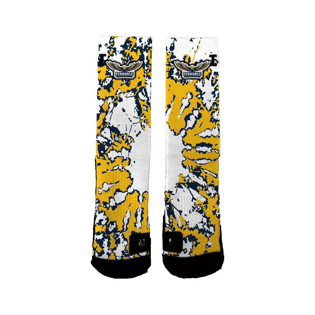 Ferndale High Choir Tie Dye Socks