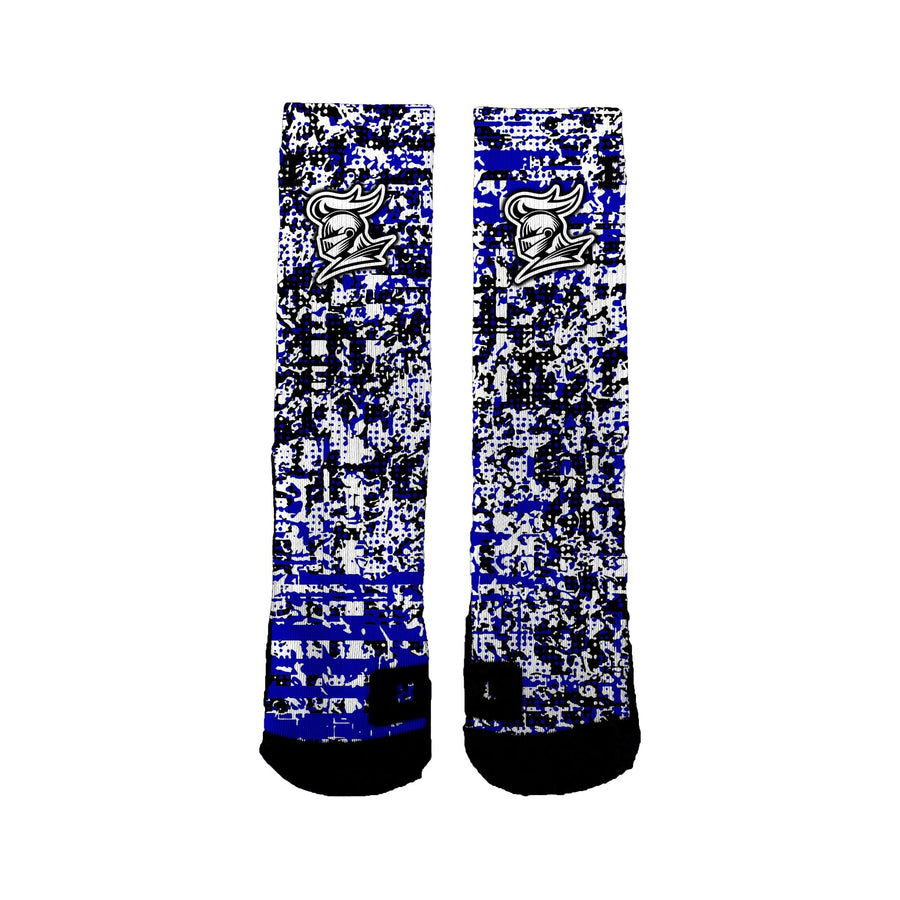 North Central Knights Dotted Socks