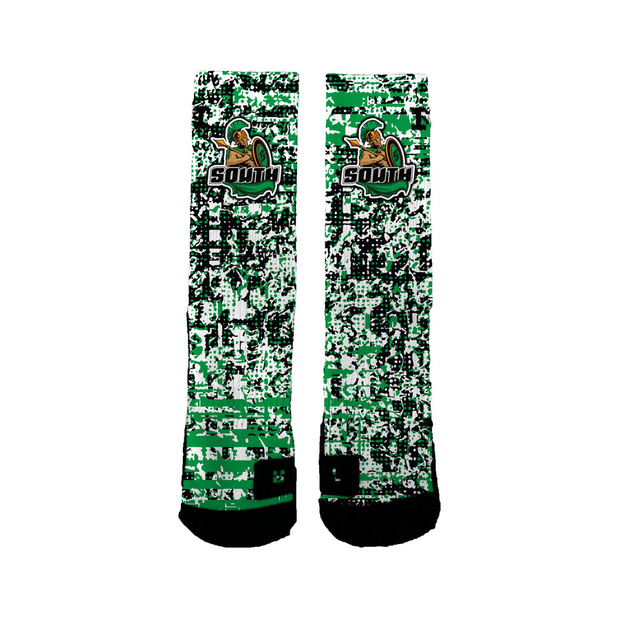 South Middle School Dotted Socks