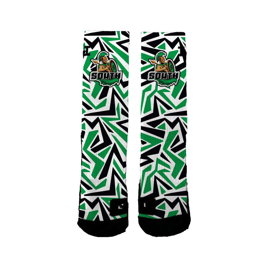 South Middle School Maze Socks