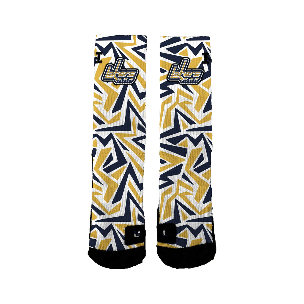 Plsha/peewee Navy 2022-2023 Maze Socks