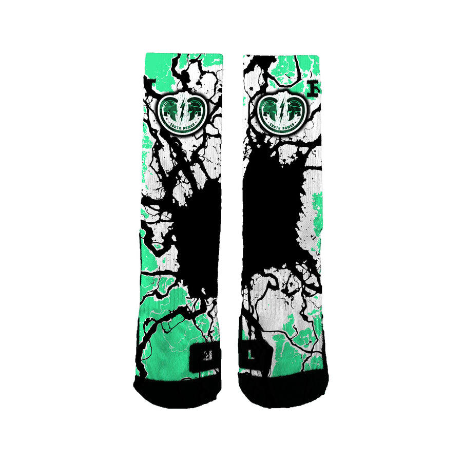South Ptsa Lightning Socks