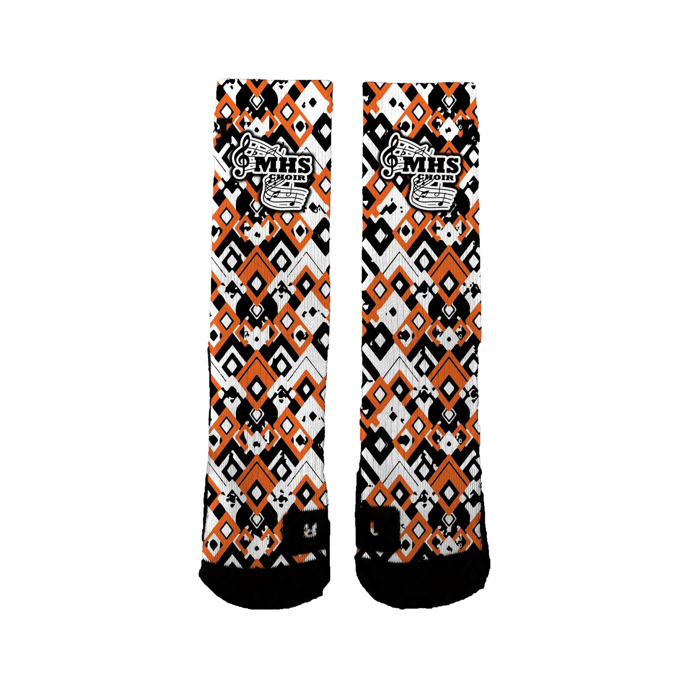 Monroe High Choir Geo Socks