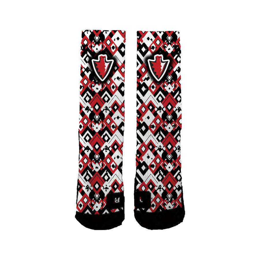 Peter's Township Girls Lacrosse Geo Socks
