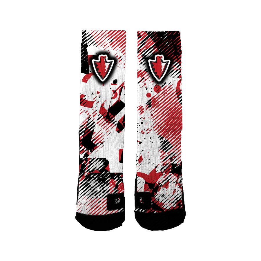 Peter's Township Girls Lacrosse Static Radio Socks