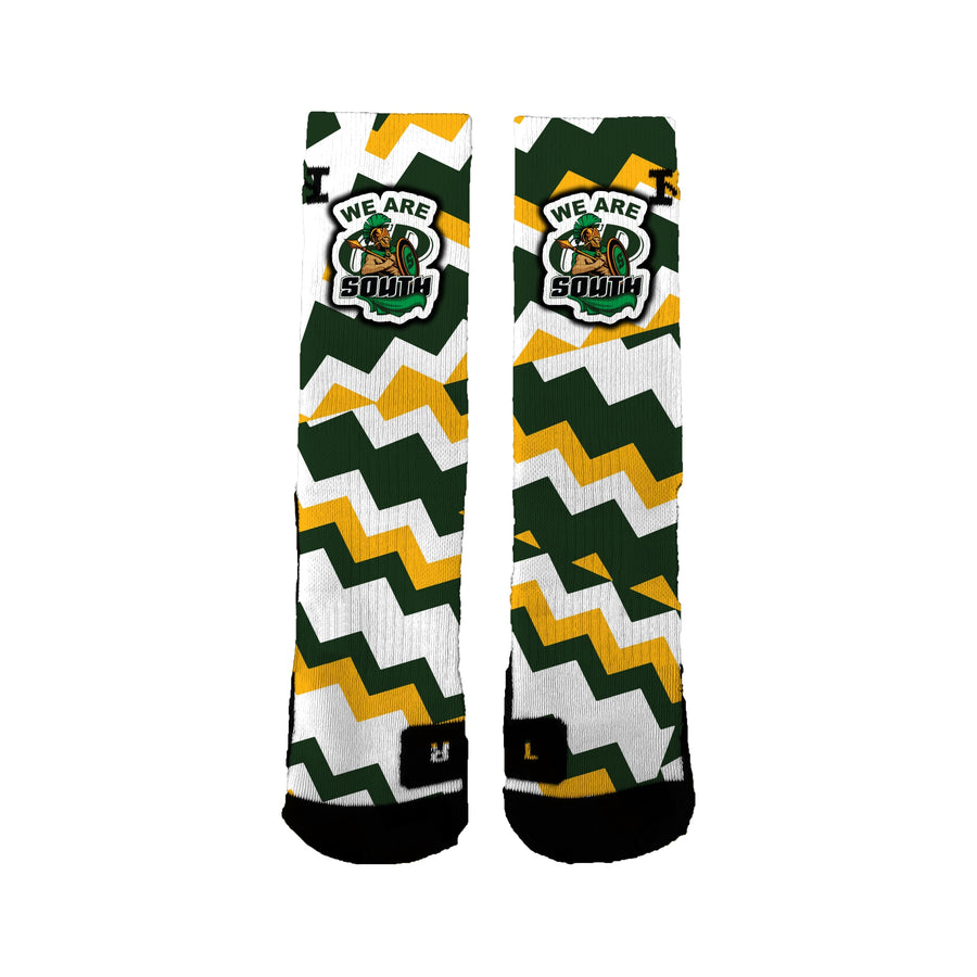South Middle School Geozag Socks