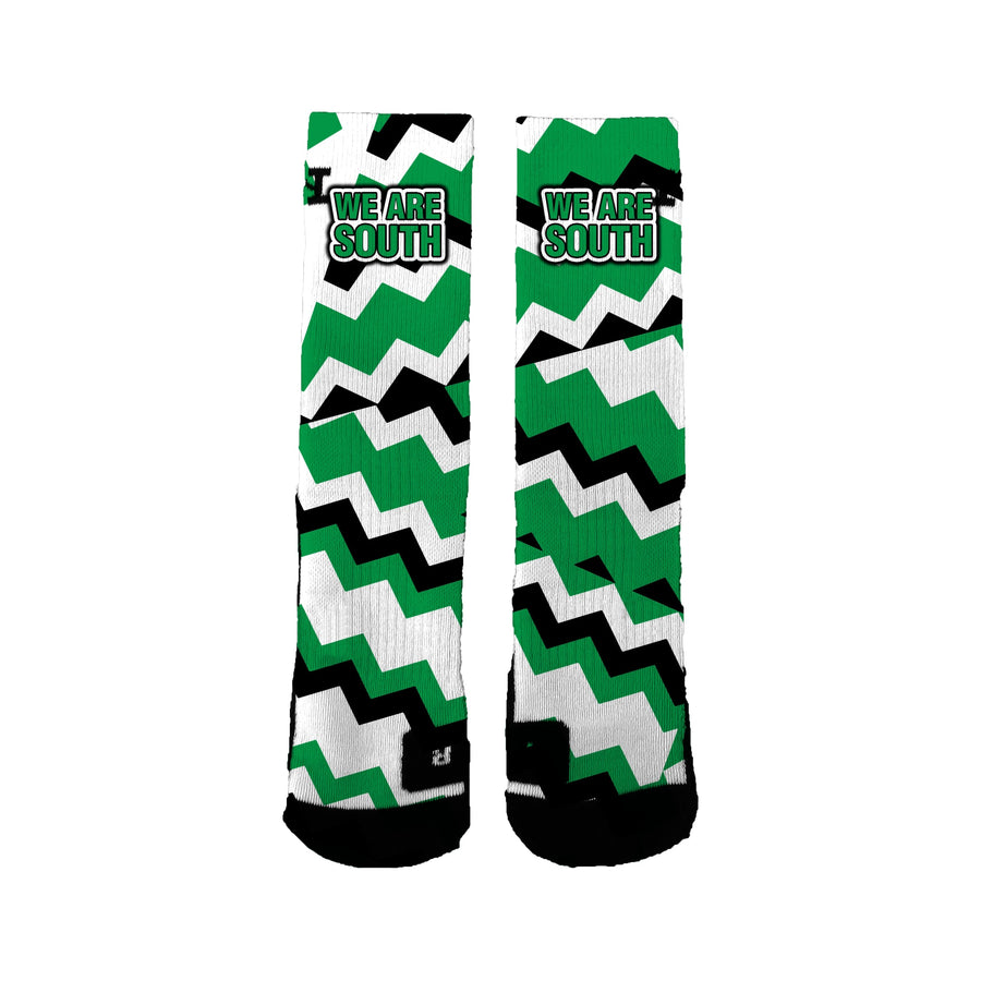 South Middle School Geozag Socks