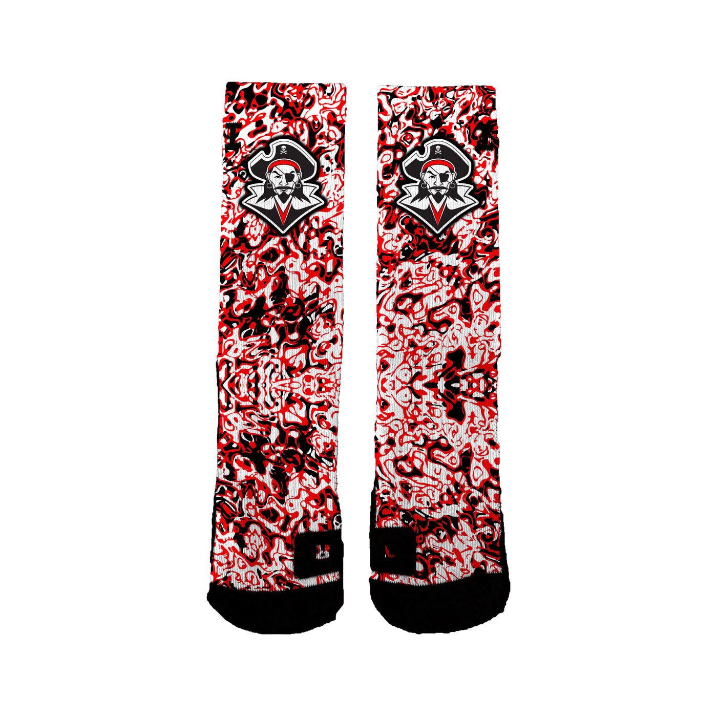 Cinnaminson Middle School Pirates Graffiti Socks