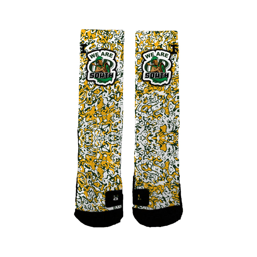 South Middle School Graffiti Socks