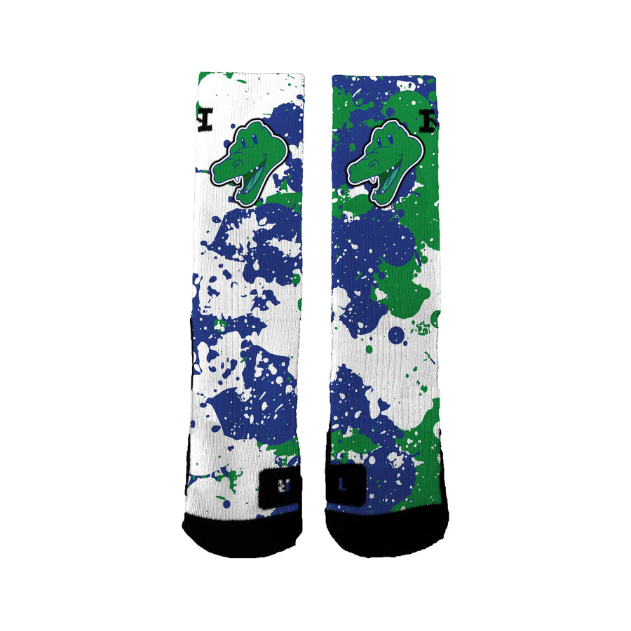 Gullett Elementary Pto 3 Peat Splatter Socks
