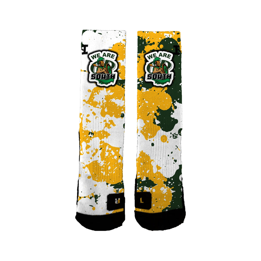 South Middle School 3 Peat Splatter Socks