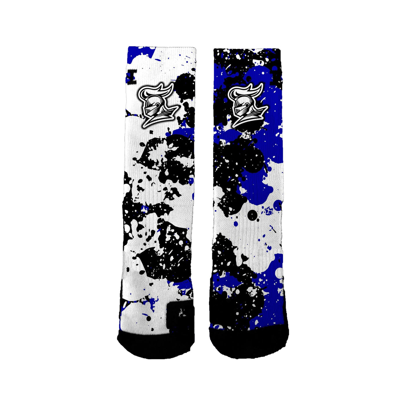 North Central Knights 3 Peat Splatter Socks