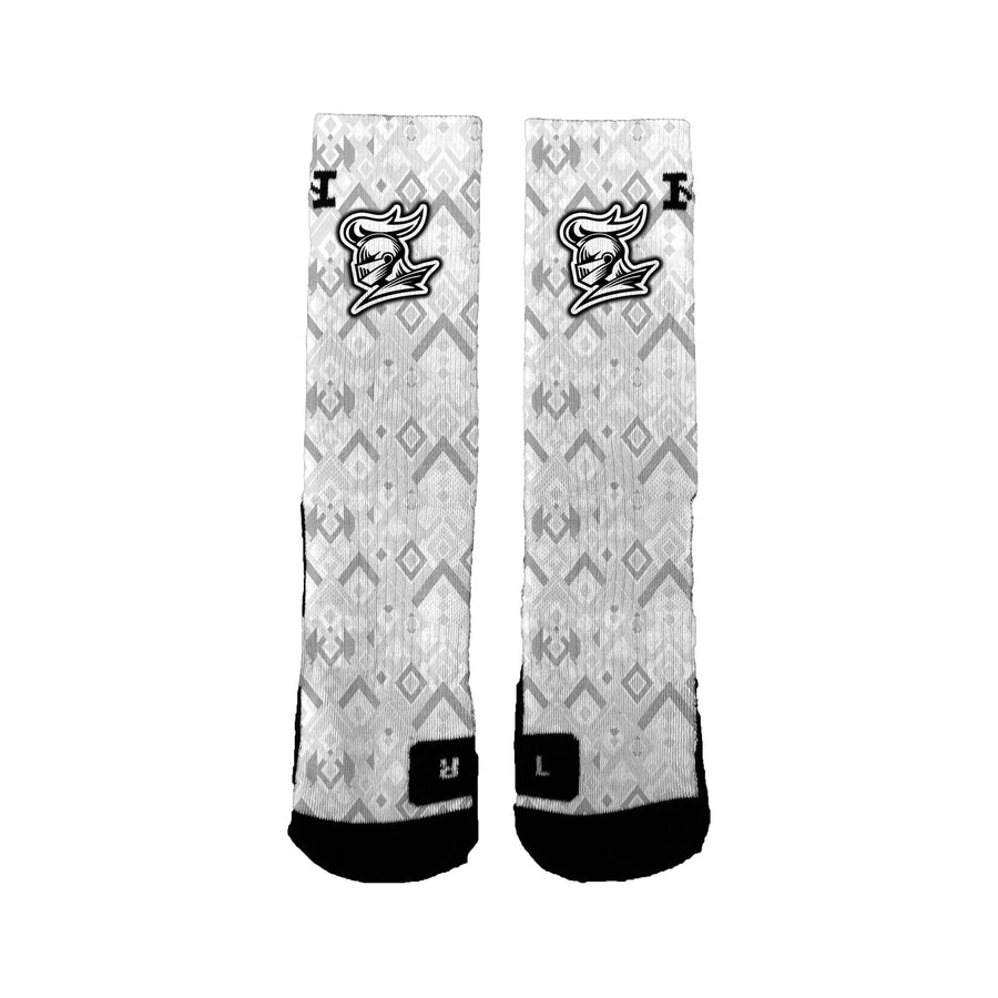 North Central Knights Basic Geo Socks