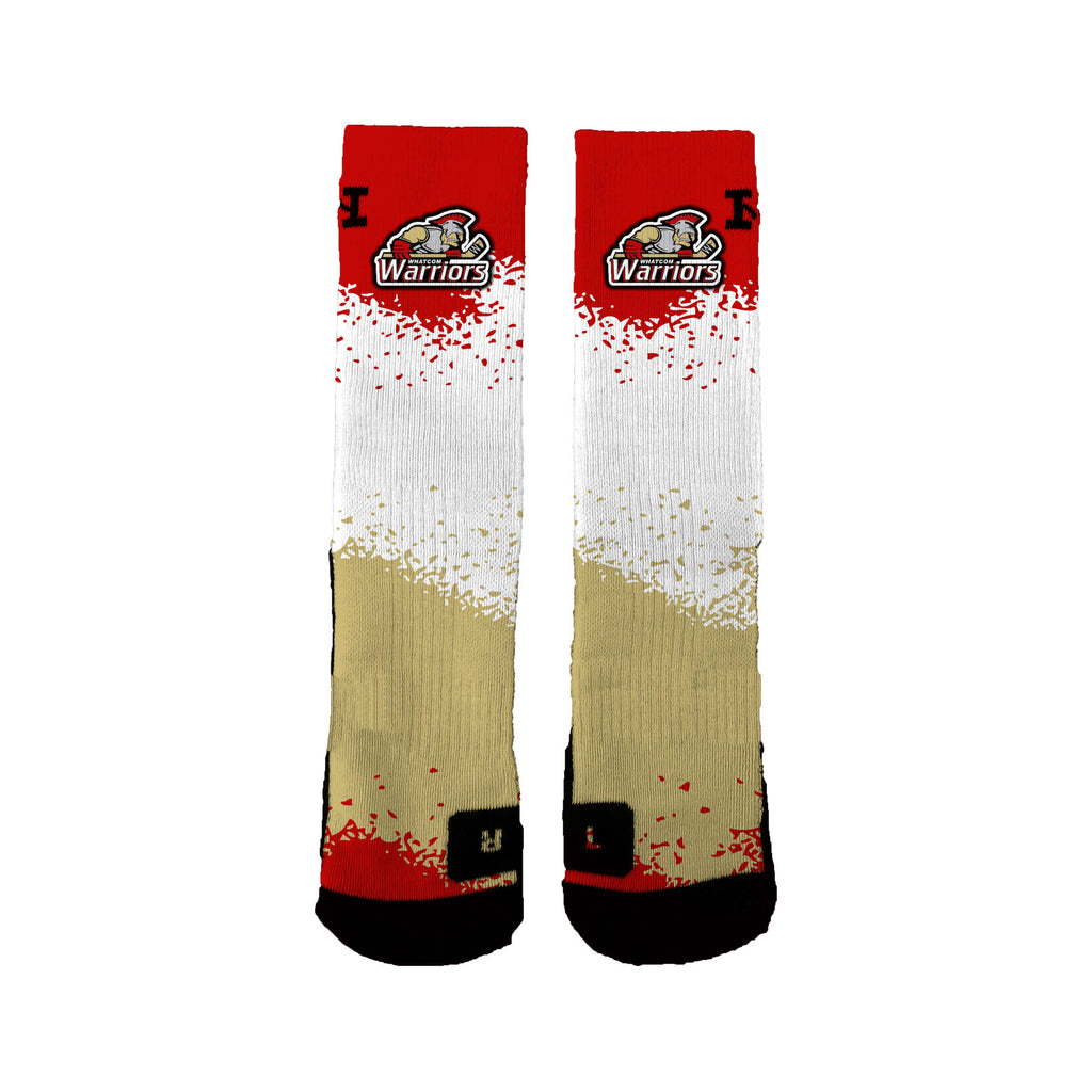 Whatcom Warriors Hockey Nerf Socks