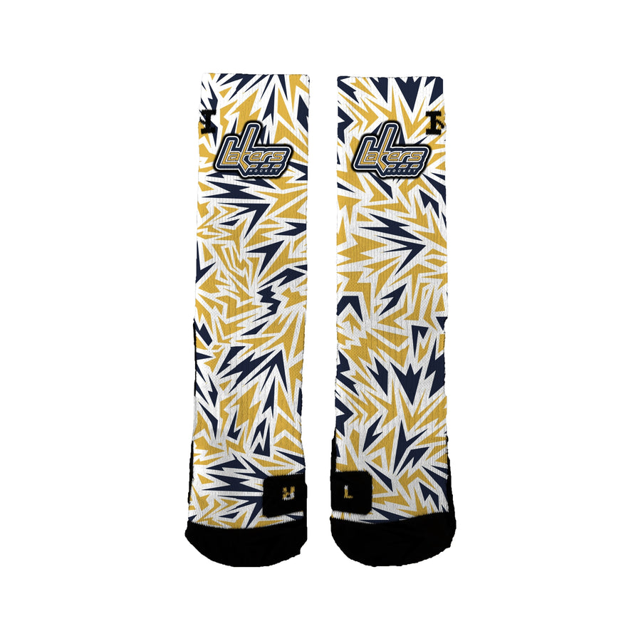 Plsha/peewee Navy 2022-2023 Shards Socks