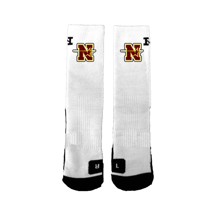 North Middle School Logo Socks