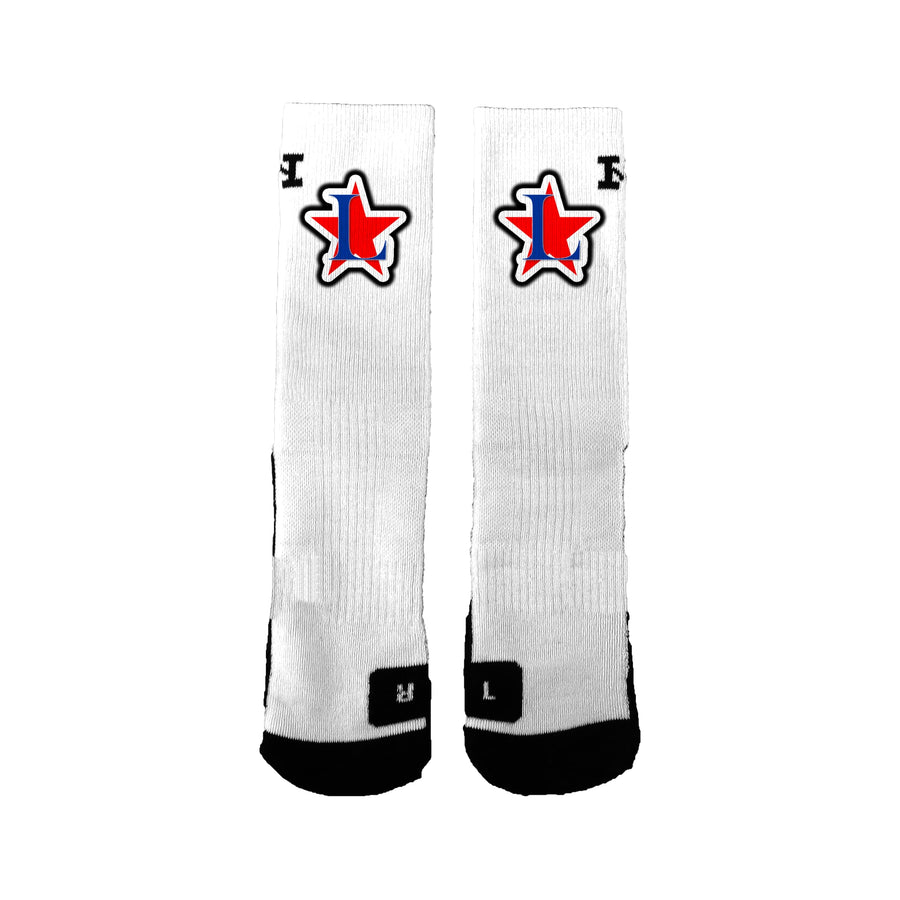 Lafayette Wrestling Team Logo Socks