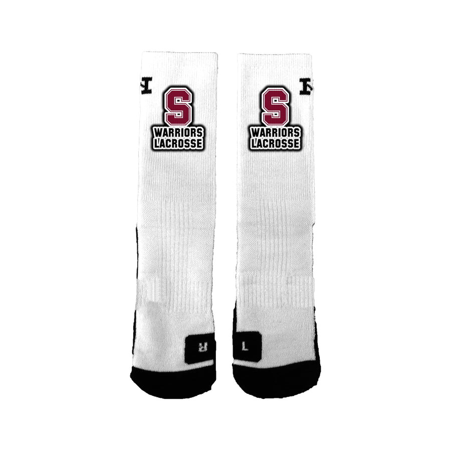 State College Warriors Lacrosse Logo Socks