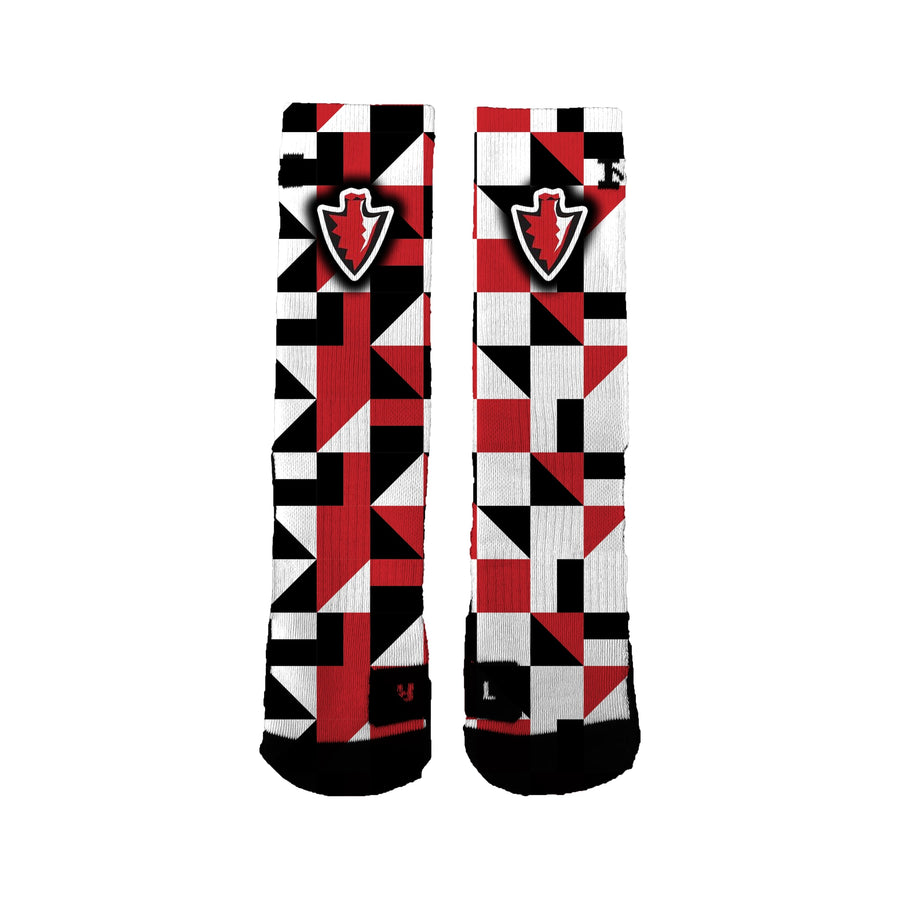 Peter's Township Girls Lacrosse Blocks Socks