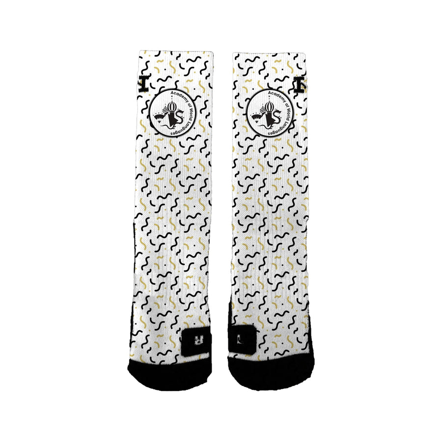 Academy Of World Languages Squiggles Socks