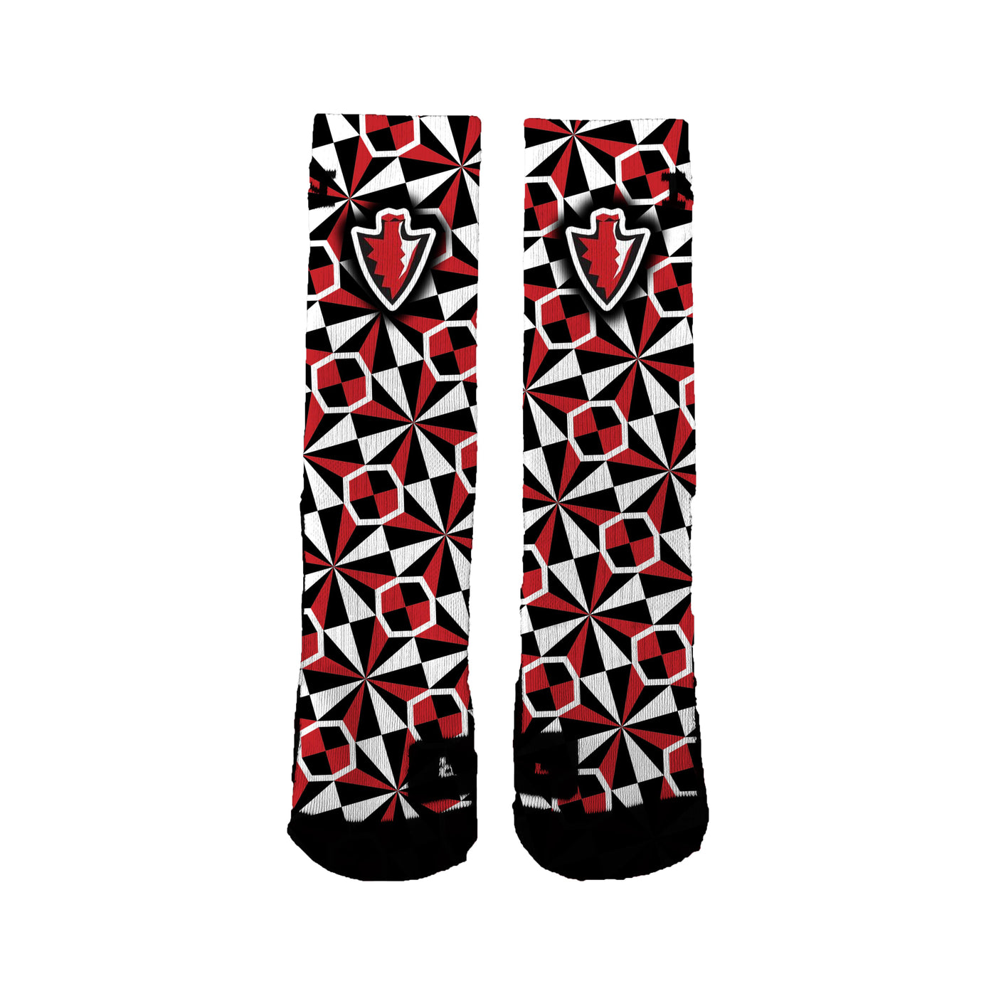 Peter's Township Girls Lacrosse Pinwheel Socks