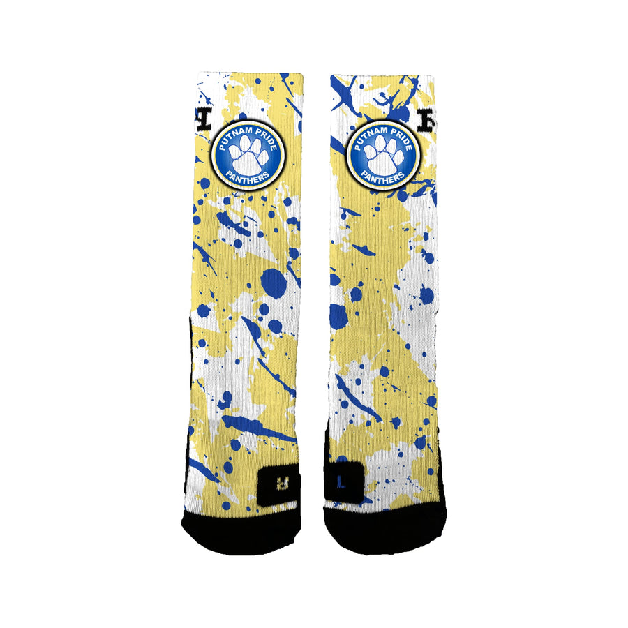 Putnam Heights Elementary Pto Splatter Socks
