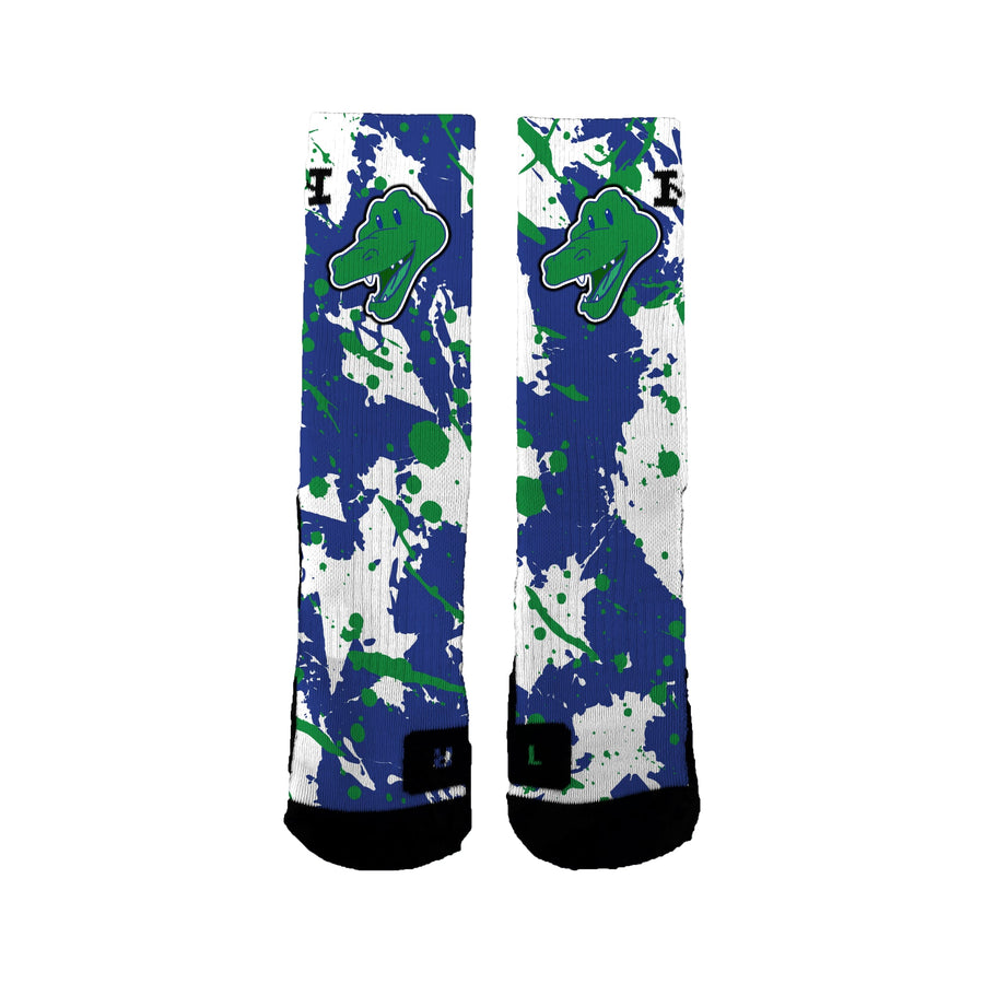Gullett Elementary Pto Splatter Socks