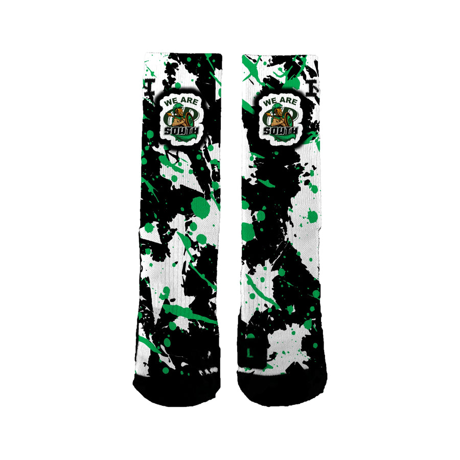 South Ptsa Splatter Socks