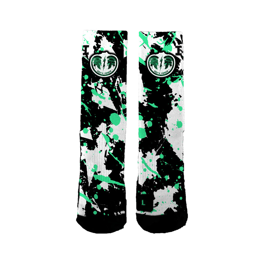 South Ptsa Splatter Socks