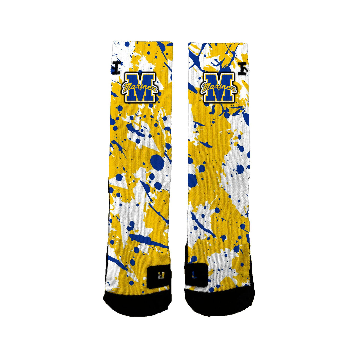 Mariner Volleyball Splatter Socks
