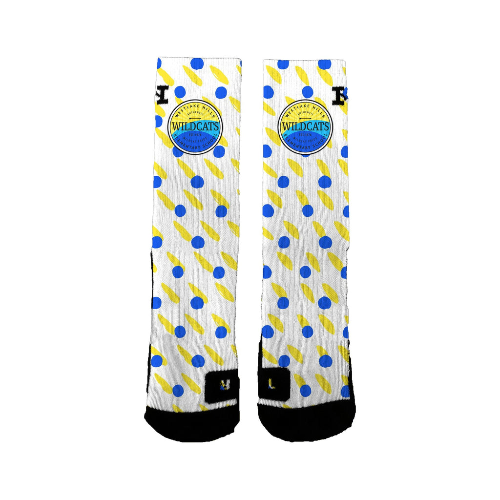 Westlake Hills Elementary School Pfa Dots Socks