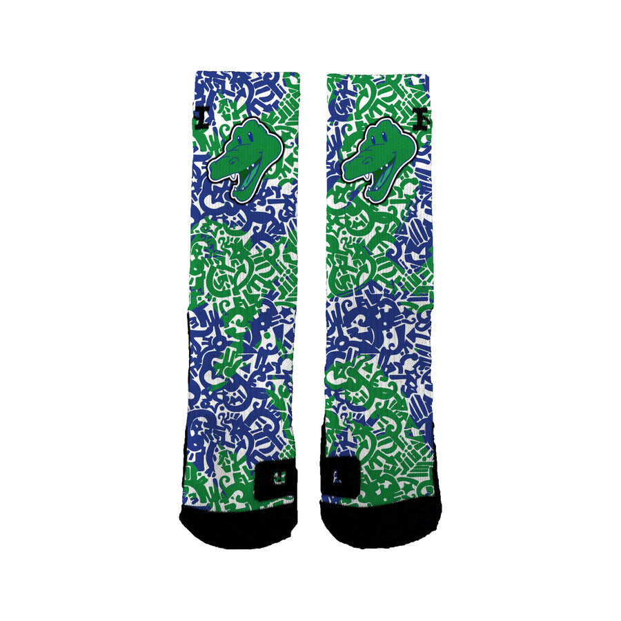 Gullett Elementary Pto Tiki Socks