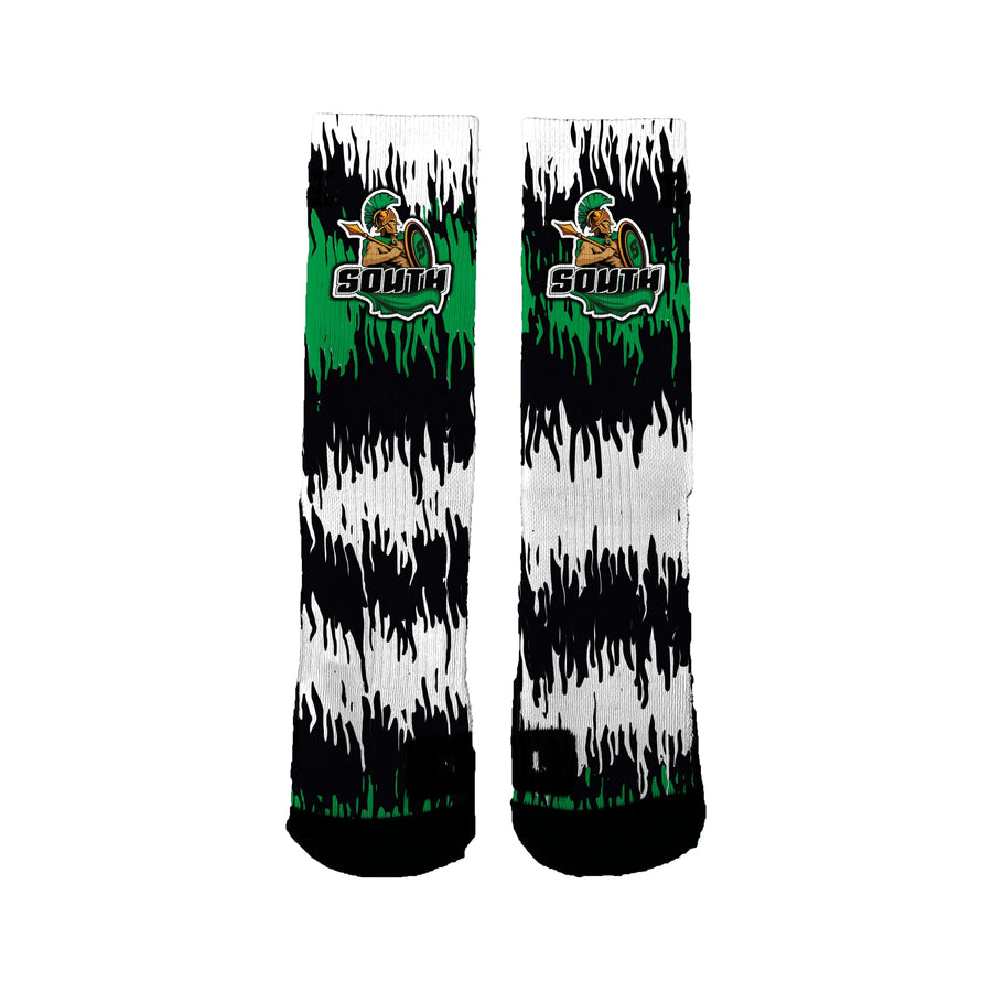 South Middle School Scribbles Socks