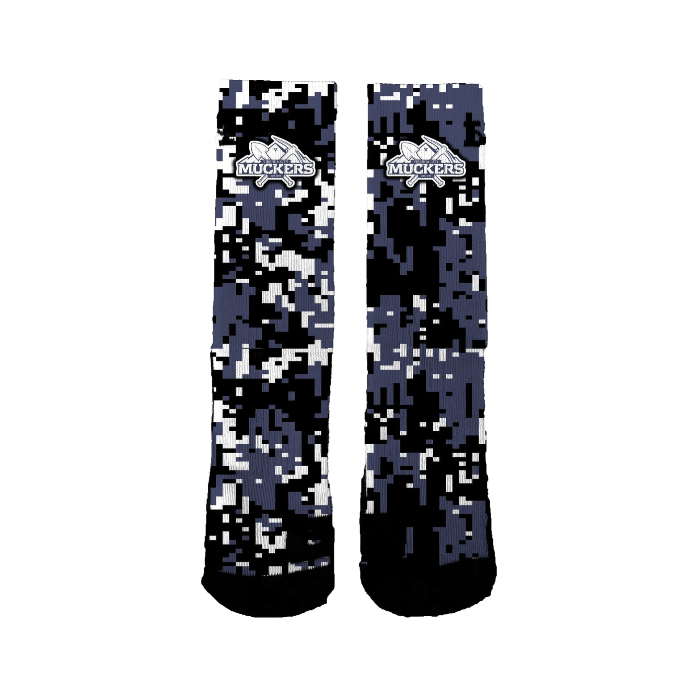 Virginia City Muckers Digital Camo Socks