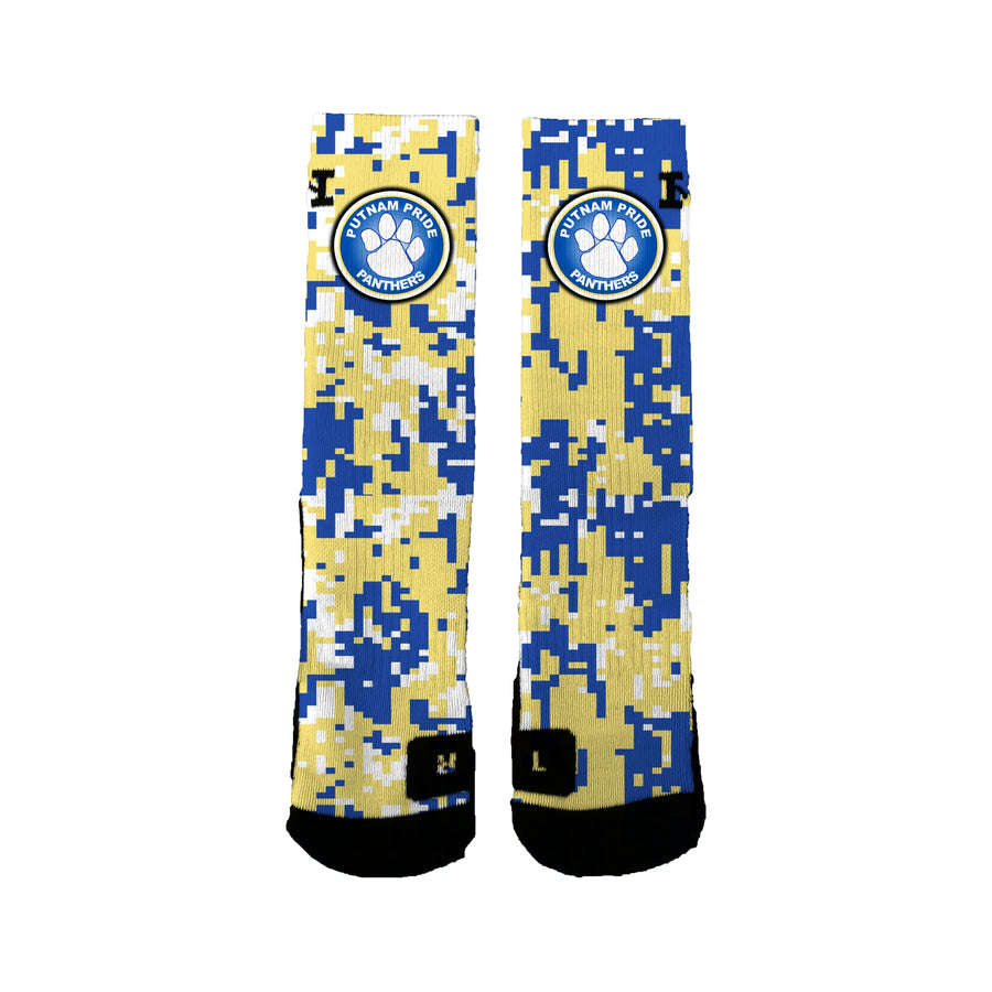 Putnam Heights Elementary Pto Digital Camo Socks