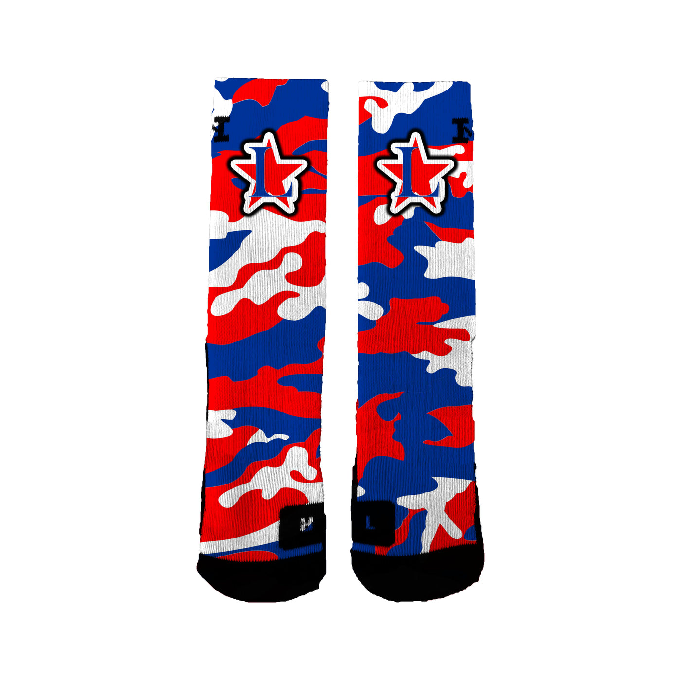 Lafayette Wrestling Team Camo Socks