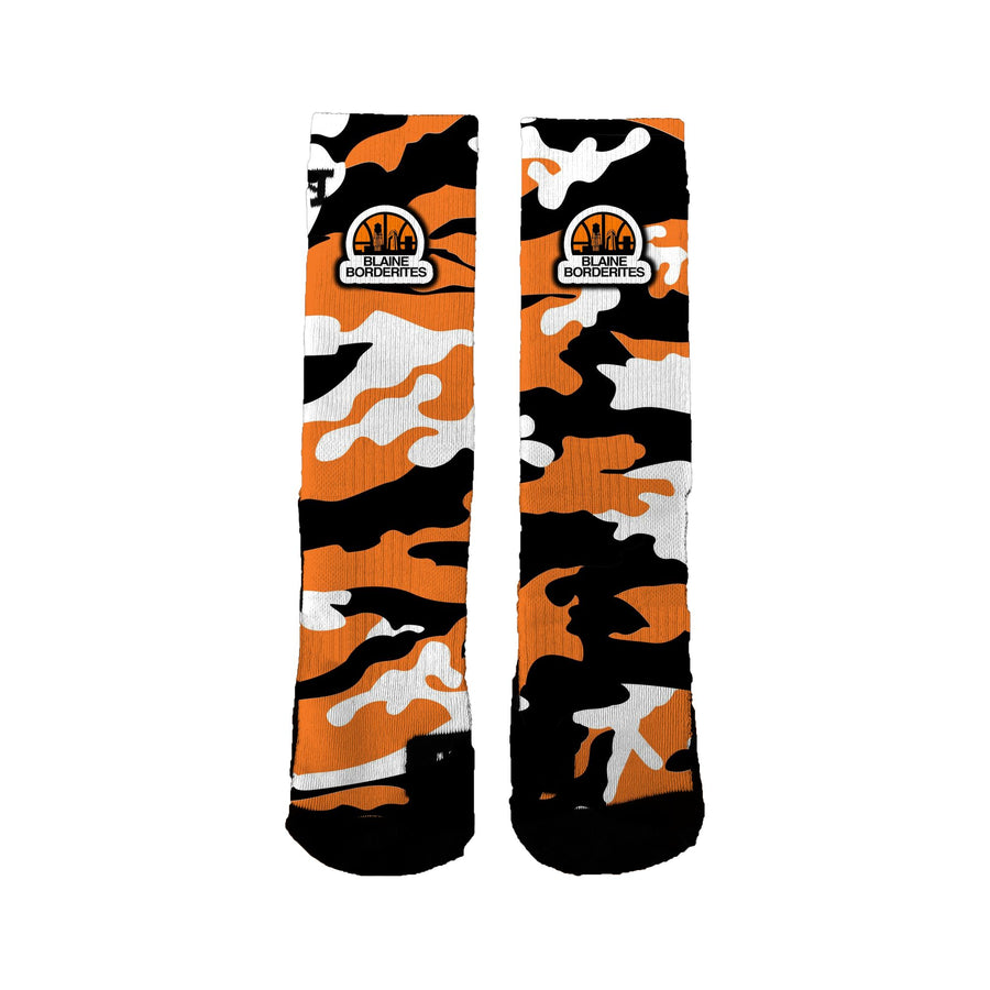 Blaine Middle School Camo Socks