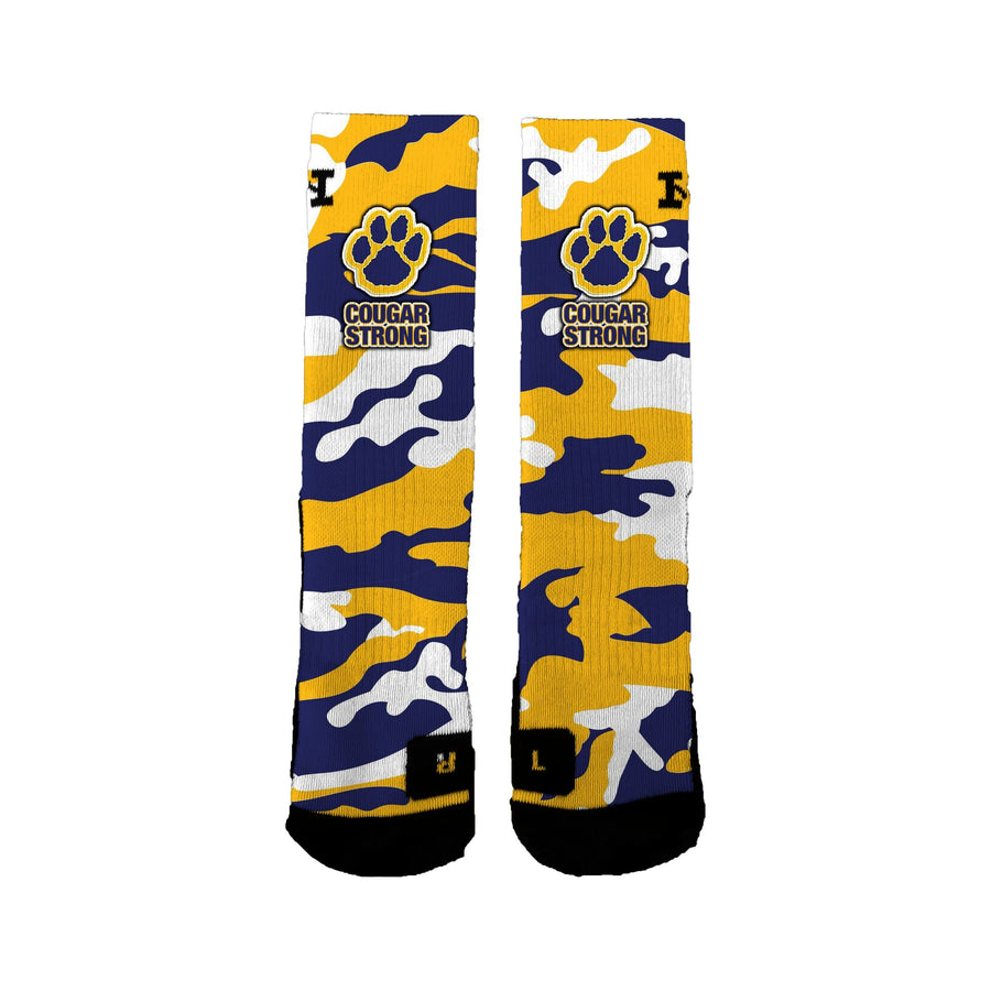 Cooper Mountain Elementary  Camo Socks
