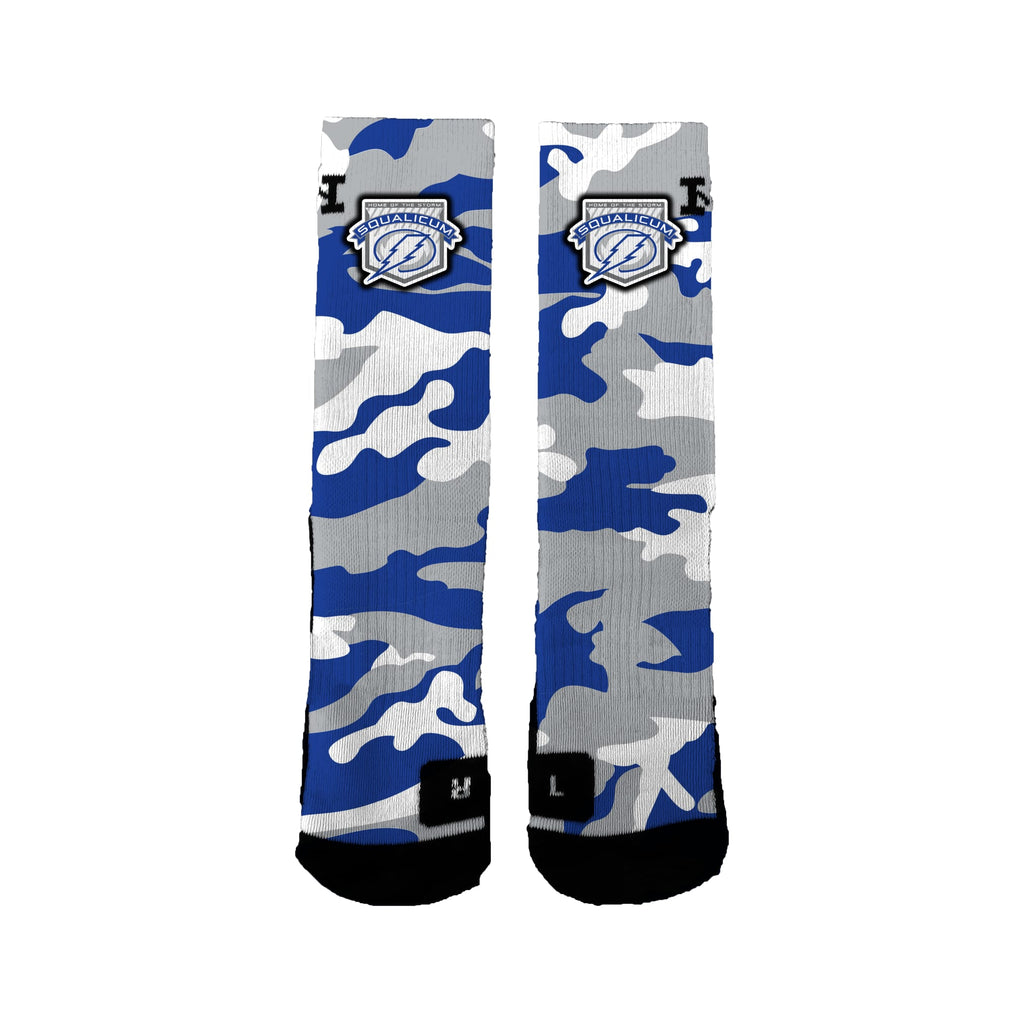 Squalicum Storm Camo Socks